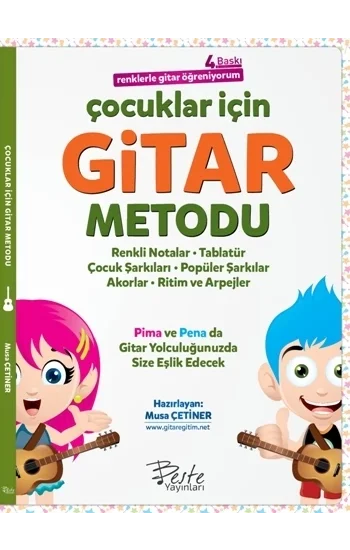Çocuklar İçin Gitar Metodu - Renklerle Gitar Öğreniyorum