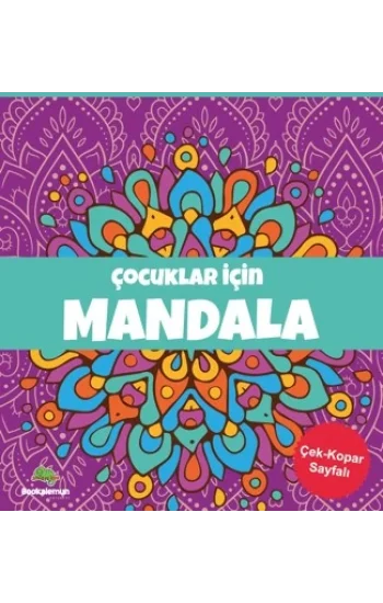 Çocuklar İçin Mandala - Mor