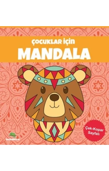 Çocuklar İçin Mandala - Turuncu