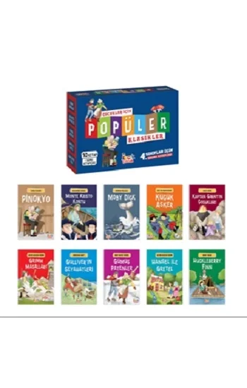 Çocuklar İçin Popüler Klasikler (10 Kitap+Soru Kitapçığı)