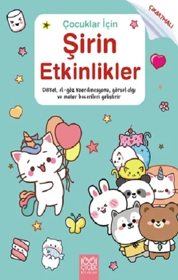 Çocuklar için Şirin Etkinlikler - Çıkartmalı