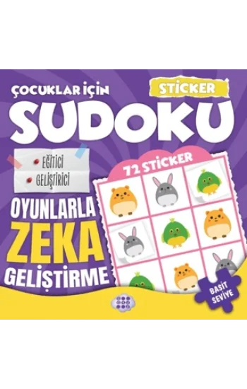 Çocuklar için Sudoku - Sticker Hediyeli Basit Seviye 2