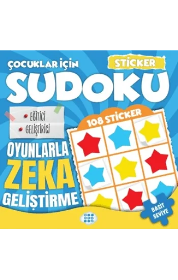 Çocuklar İçin Sudoku - Sticker Hediyeli Basit Seviye 3
