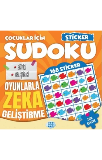 Çocuklar İçin Sudoku - Sticker Hediyeli Zor Seviye 3
