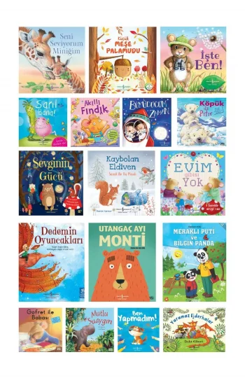 Çocuklara Özel Dev Hikaye Ve Öykü Kitapları 17li Set