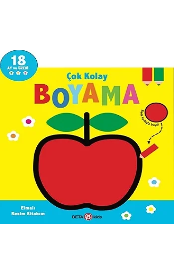 Çok Kolay Boyama - Elmalı Resim Kitabım