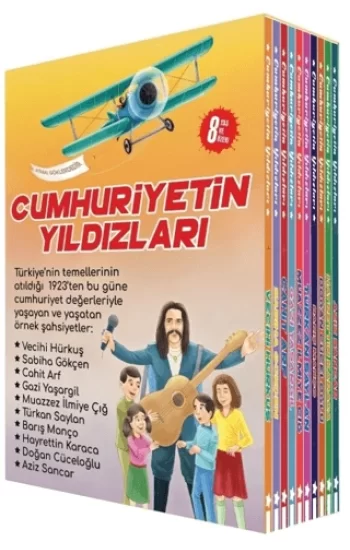 Cumhuriyetin Yıldızları Seti - 10 Kitap Takım - Kutulu