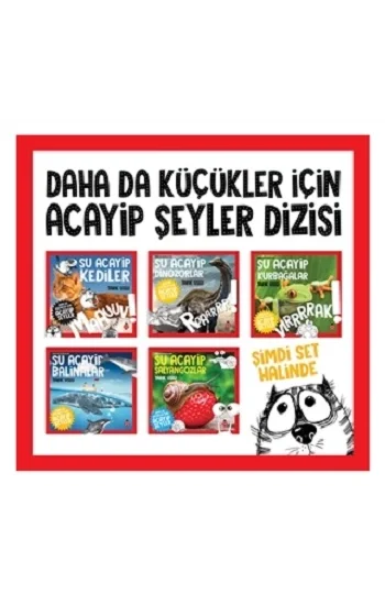 Daha da Küçükler İçin Acayip Şeyler Dizisi Set - 5 Kitap Takım
