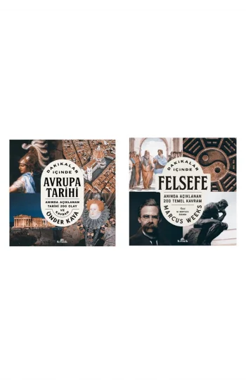 Dakikalar Içinde Avrupa Tarihi + Dakikalar Içinde Felsefe- 2 Kitap Set - Iş Bankası Özel Set