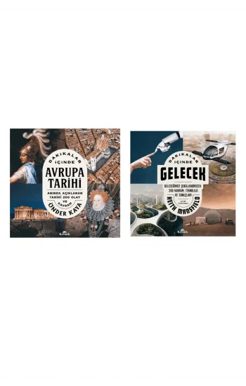 Dakikalar Içinde Avrupa Tarihi + Dakikalar Içinde Gelecek- 2 Kitap Set - Iş Bankası Özel Set