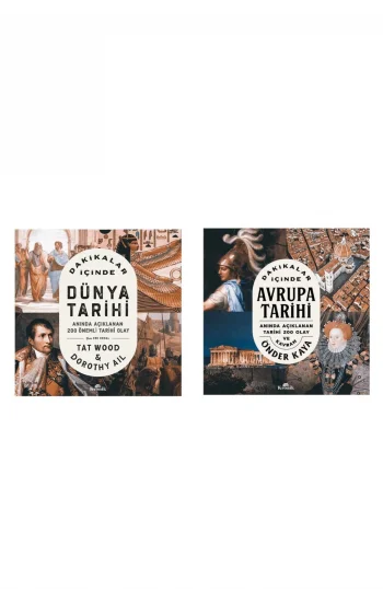 Dakikalar Içinde Dünya Tarihi + Dakikalar Içinde Avrupa Tarihi- 2 Kitap Set - Iş Bankası Özel Set