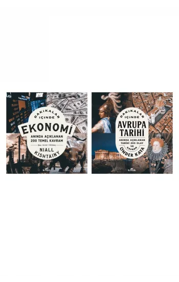 Dakikalar Içinde Ekonomi + Dakikalar Içinde Avrupa Tarihi- 2 Kitap Set - Iş Bankası Özel Set