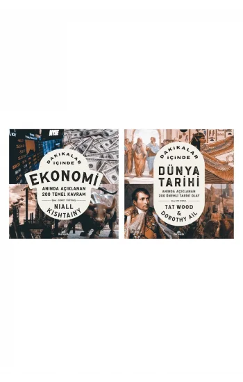 Dakikalar Içinde Ekonomi + Dakikalar Içinde Dünya Tarihi- 2 Kitap Set - Iş Bankası Özel Set Dakikala