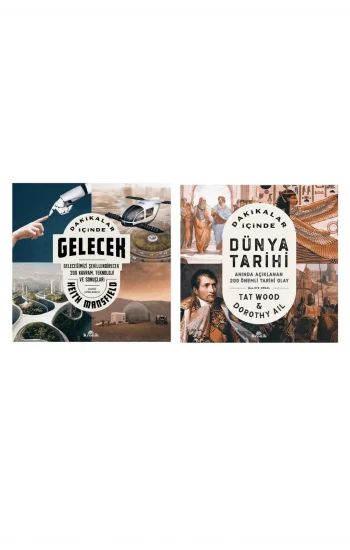 Dakikalar Içinde Gelecek + Dakikalar Içinde Dünya Tarihi- 2 Kitap Set - Iş Bankası Özel Set