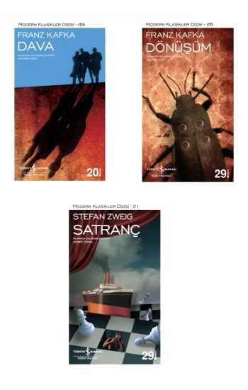 Dava + Dönüşüm + Satranç- 3 Kitap Set - Iş Bankası Özel Set Dava Kitabı