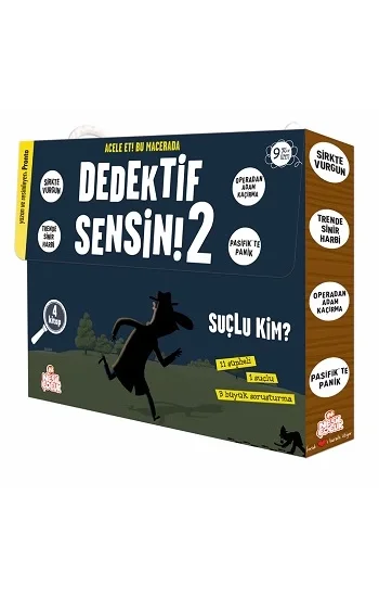 Dedektif Sensin 2 (4 Kitap)