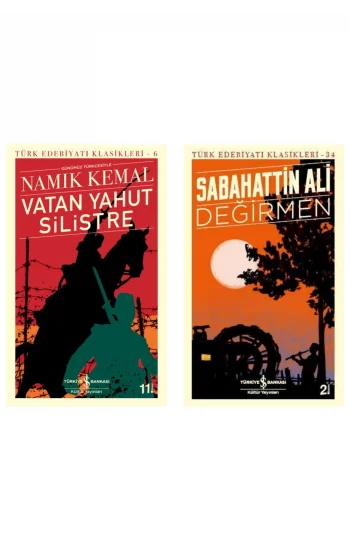Değirmen + Vatan Yahut Silistre (günümüz Türkçesiyle)- 2 Kitap Set - Iş Bankası Özel Set Değirmen Ki