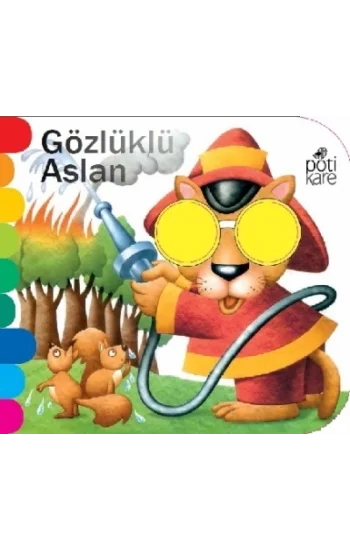 Delikli Kitaplar Serisi - Gözlüklü Aslan