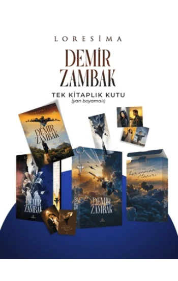 Demir Zambak 1 - Tek Kitaplık Kutu Yan Boyamalı - Ciltli