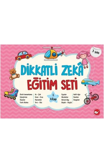 Dikkatli Zeka Eğitim Seti 1. Kitap- 3 Yaş