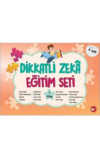 Dikkatli Zeka Eğitim Seti 1. Kitap (4 Yaş)