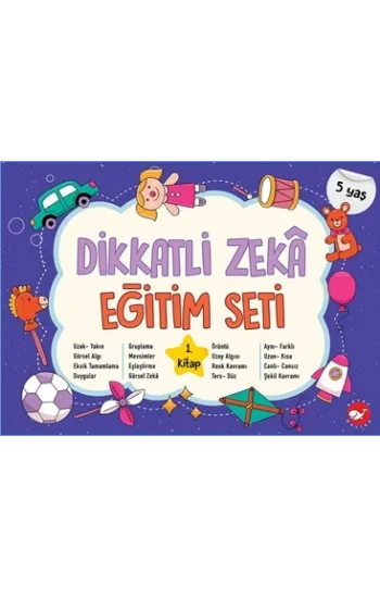 Dikkatli Zeka Eğitim Seti 1. Kitap (5 Yaş)