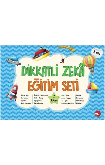 Dikkatli Zeka Eğitim Seti  2. Kitap- 3 Yaş