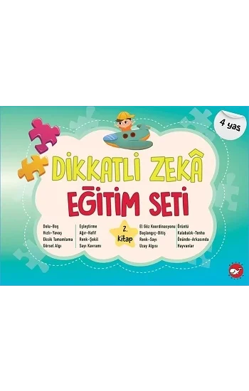 Dikkatli Zeka Eğitim Seti 2. Kitap (4 Yaş)