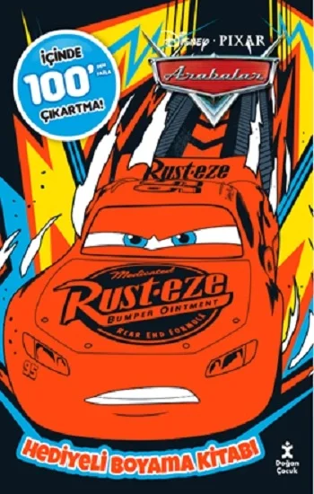 Disney Arabalar 100 Çıkartma Hediyeli Boyama Kitabı