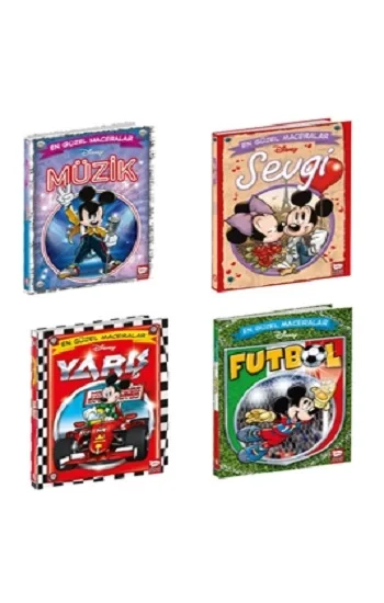 Disney Çizgi Roman Serisi 4 Kitap