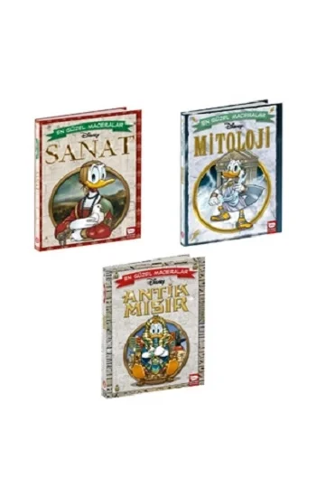 Disney En Güzel Maceralar Sanat + Mitoloji + Antik Mısır Seti 3 Kitap