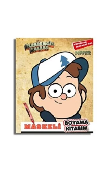 DİSNEY- ESRARENGİZ KASABA MASKELİ BOYAMA KİTABI - DIPPER