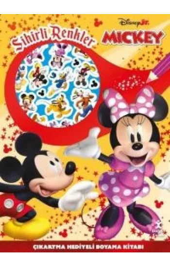 Disney Jr. Mickey - Sihirli Renkler Çıkartma Hediyeli Boyama Kitabı