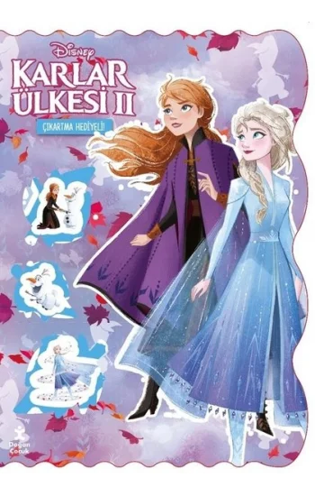 Disney Karlar Ülkesi 2 - Bol Bol Boya - Bol Bol Yapıştır Boyama Kitabı - Çıkartma Hediyeli!