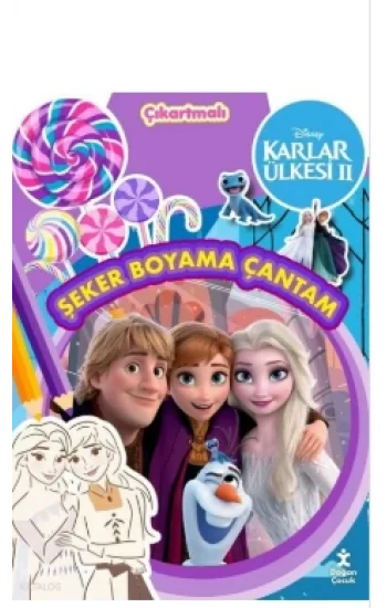 Disney Karlar Ülkesi 2 - Şeker Boyama Çantam - Çıkartmalı