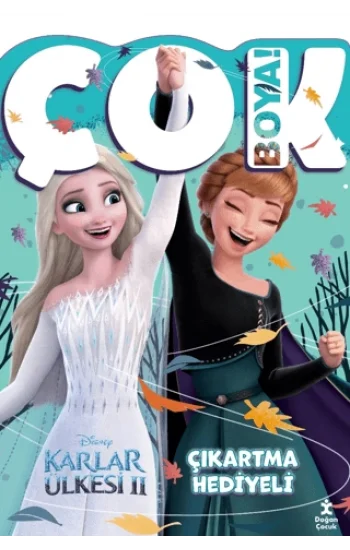 Disney Karlar Ülkesi Çok Boya! Çıkartmalı Dev Boyama Kitabı
