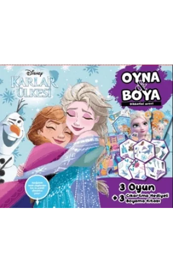 Disney Karlar Ülkesi Oyna ve Boya Kutulu Set