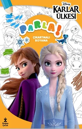 Disney Karlar Ülkesi Parla Çıkartmalı Boyama Kitabı