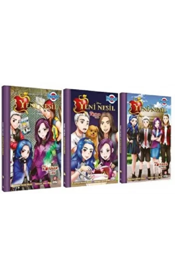 Disney Manga Yeni Nesil Özlü Kötüler Üçlemesi 3 Kitap Set