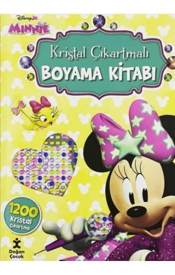 Disney Minnie - Kristal Çıkartmalı Boyama Kitabı