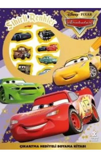 Disney Pixar Arabalar - Sihirli Renkler Çıkartma Hediyeli Boyama Kitabı