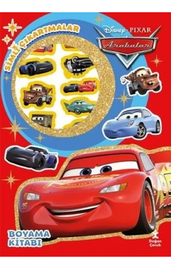 Disney Pixar Arabalar - Star Simli Çıkartmalı Boyama Kitabı