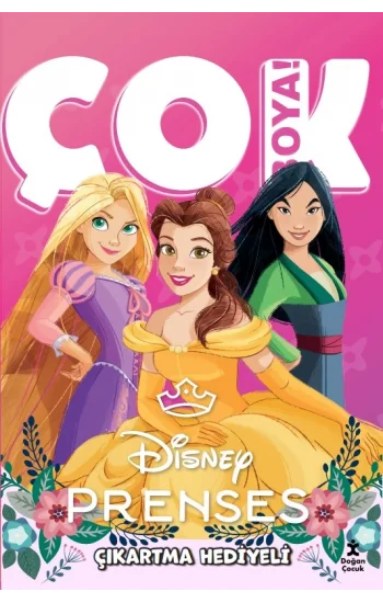Disney Prenses –  Çok Boya! Çıkartmalı Dev Boyama Kitabı