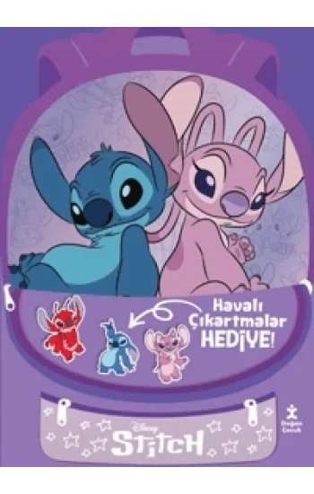 Disney Stitch  (Ciltli) - Parıltılı Tatil Çantam Etkinlik ve Boyama Kitabı