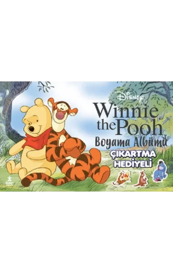 Disney Winnie The Pooh Çıkartma Hediyeli Boyama Albümü