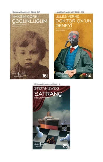 Doktor Oxun Deneyi + Çocukluğum + Satranç- 3 Kitap Set - Iş Bankası Özel Set Doktor Oxun Deneyi Ki