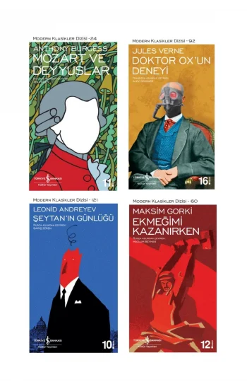 Doktor Oxun Deneyi + Mozart Ve Deyyuslar + Şeytanın Günlüğü + Ekmeğimi Kazanırken- 4 Kitap Set