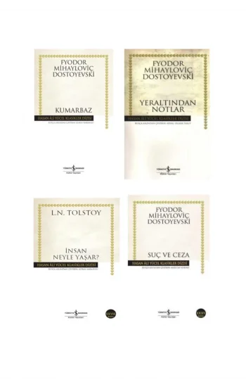 Dostoyevski 4 Kitap Set Suç Ve Ceza Yeraltından Notlar Kumarbaz Insan Neyle Yaşar