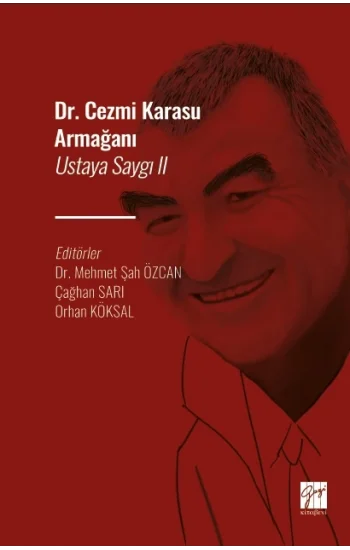 Dr. Cezmi Karasu Armağanı Ustaya Saygı II