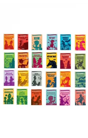 Dünya Çocuk Klasikleri 24 Kitap Set 2 Kısaltılmış Metin